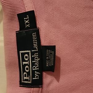 Polo Ralph Lauren Polo pullover shirt, size XXL, color light pink